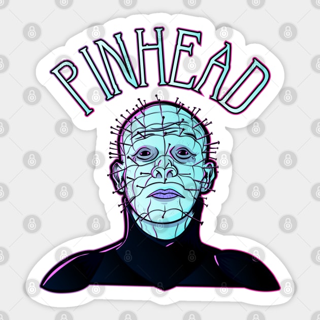 pinhead Sticker by wet_chicken_lip